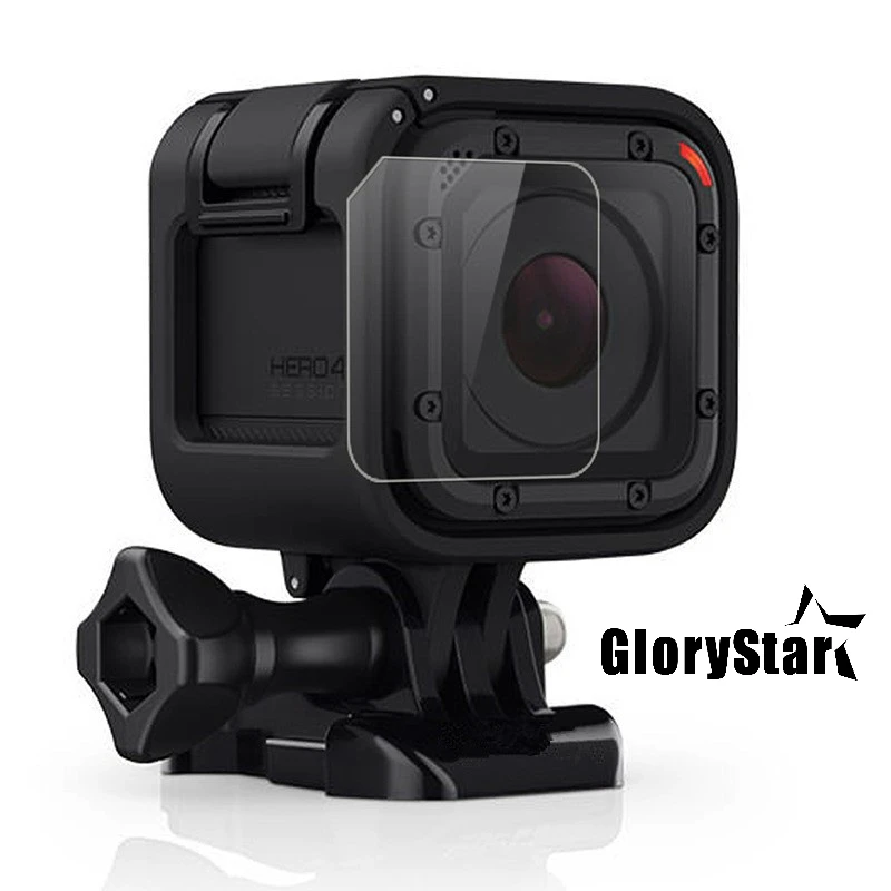 Закаленное стекло Защитная пленка для ЖК-экрана + ткань Gopro Hero 4 Session 5 Спортивная