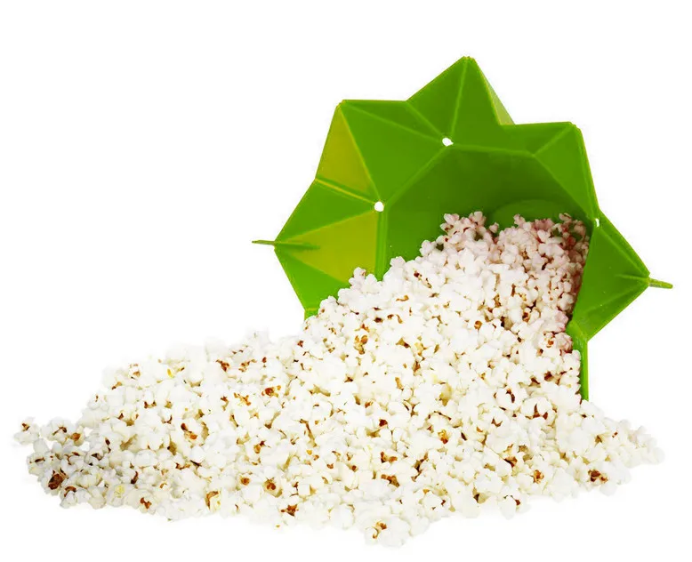 Микроволновая печь Popcorns чайник складной силиконовый аппарат для приготовления попкорна чаши воздушная Кукуруза миска с крышкой для дома DlY горячий воздух креативный твердый