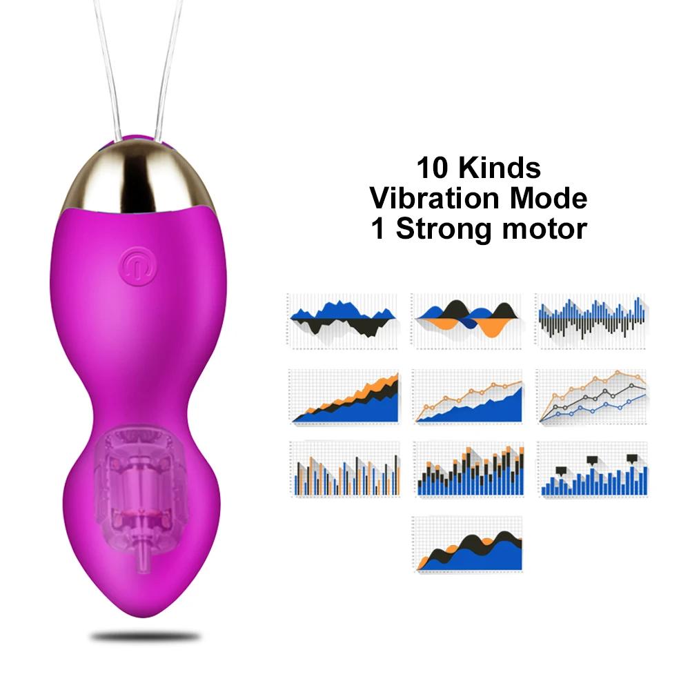 Водонепроницаемый Вибратор с 10 скоростями вибрирующий вибратор беспроводным