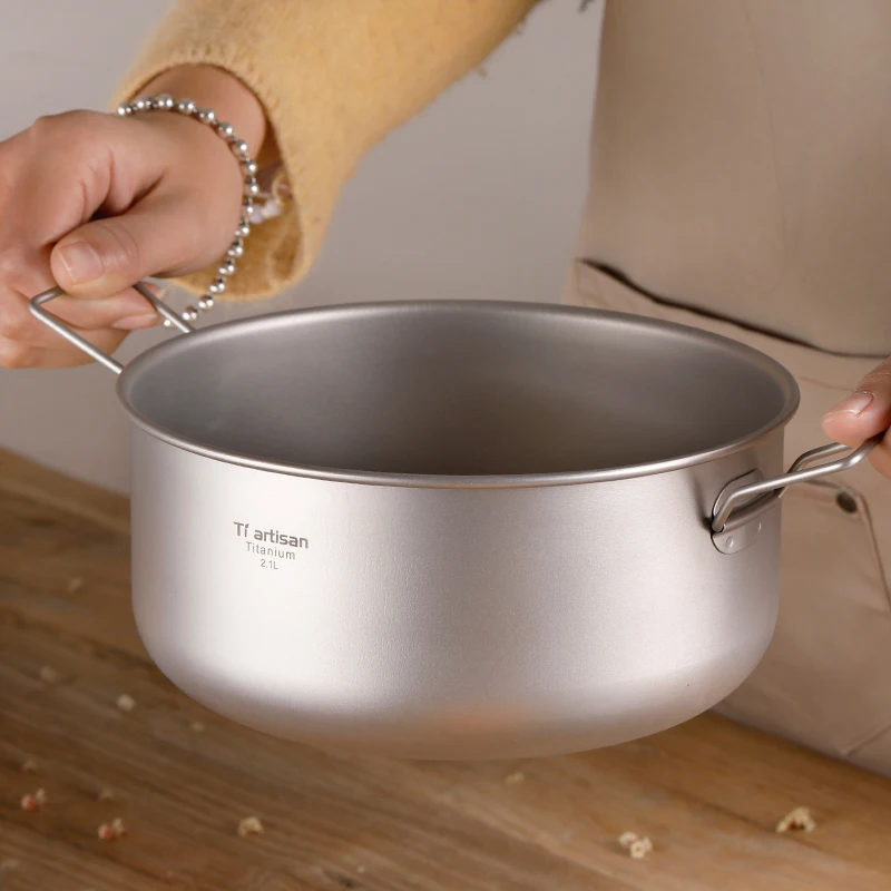 Титановая Салатница ультралегкие здоровые суповые миски из чистого титана