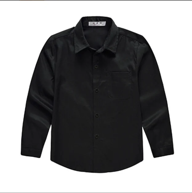 black shirt Г. Брендовые костюмы для мальчиков с цветочным рисунком торжественный Детский костюм на свадьбу платье-смокинг вечерние костюмы, жилет брюки, пальто, костюмы для церемонии, От 2 до 12 лет - Цвет: black shirt