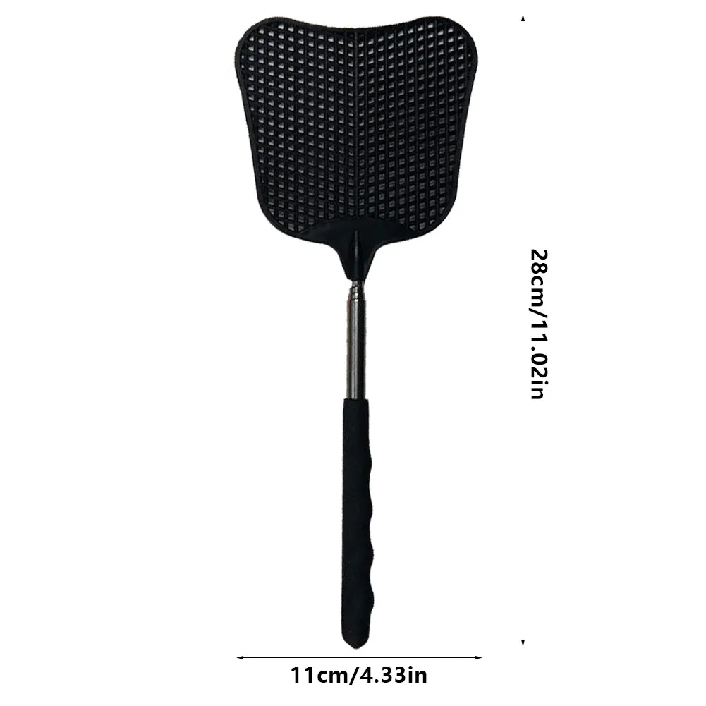 

5PCS Fly Swatters Portable Extendable Swatters With Stainless Steel Retractable Handle Anti Pest Disturbing Home Cleaning Tool