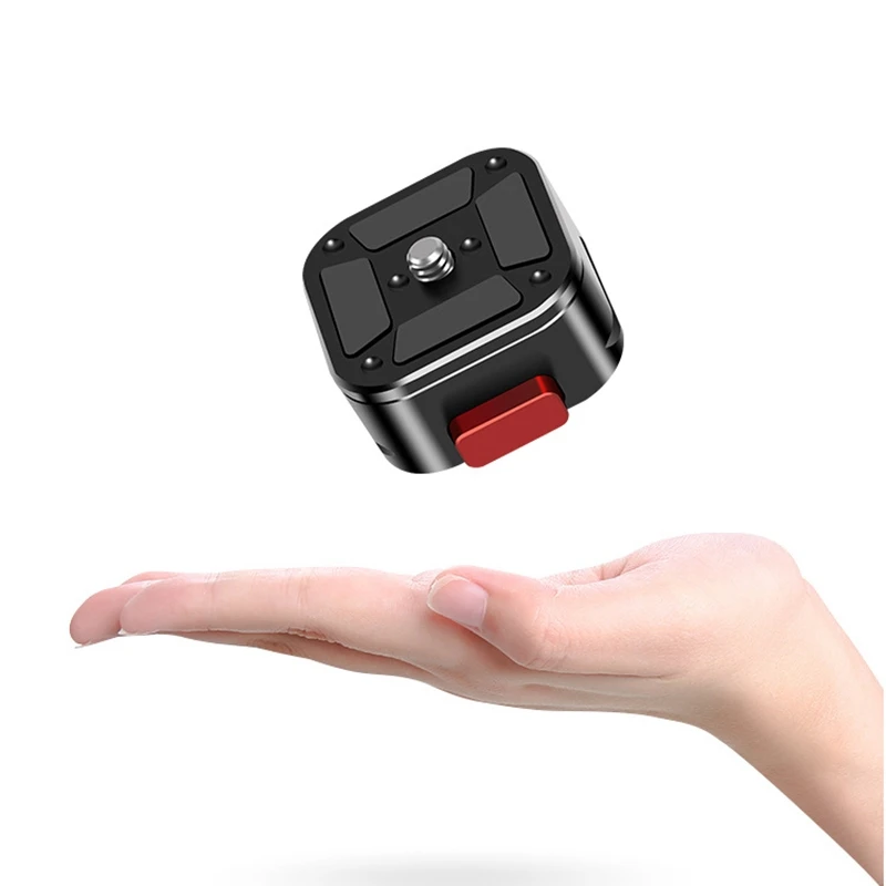 

Portable Quick Release Plate with 1/4Inch Screw SLR Camera Stabilizer Tripod Quick Release Base PTZ Bracket