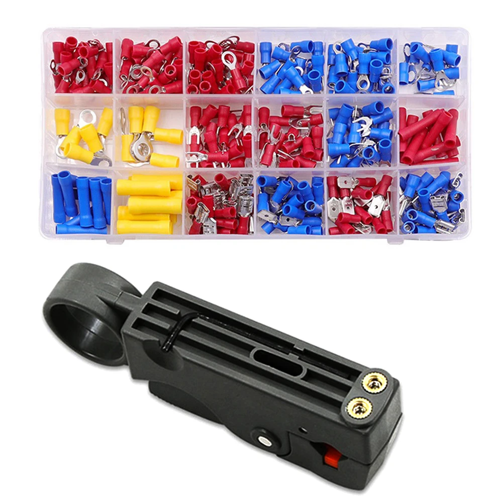 

300 шт. инструмент для зачистки кабеля Регулируемый разъем сменный Прочный высококачественный