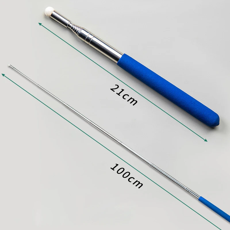 Выдвижная указка учителя из нержавеющей стали многофункциональные учебные