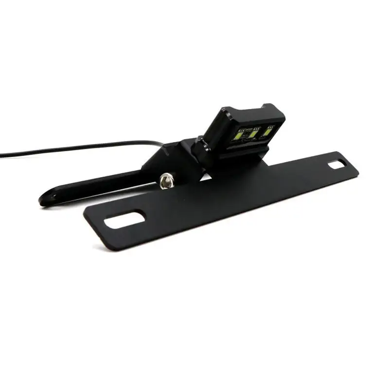 Модификация мотоцикла держатель номерного знака Светодиодные лампы в оправе