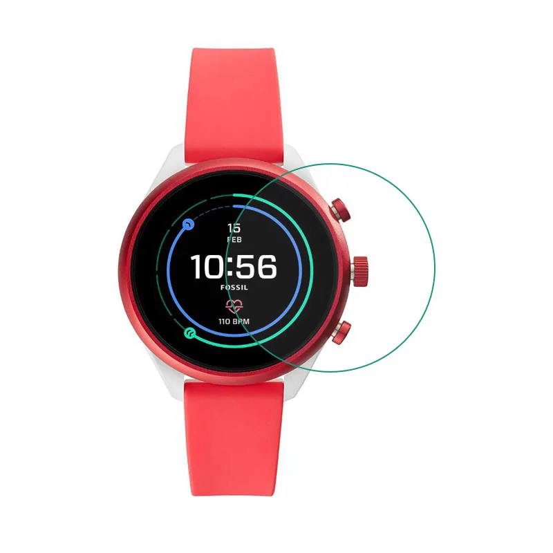 

Защитная пленка для смарт-часов Fossil Q Venture HR Gen 4 поколения, закаленное стекло, прозрачная защита