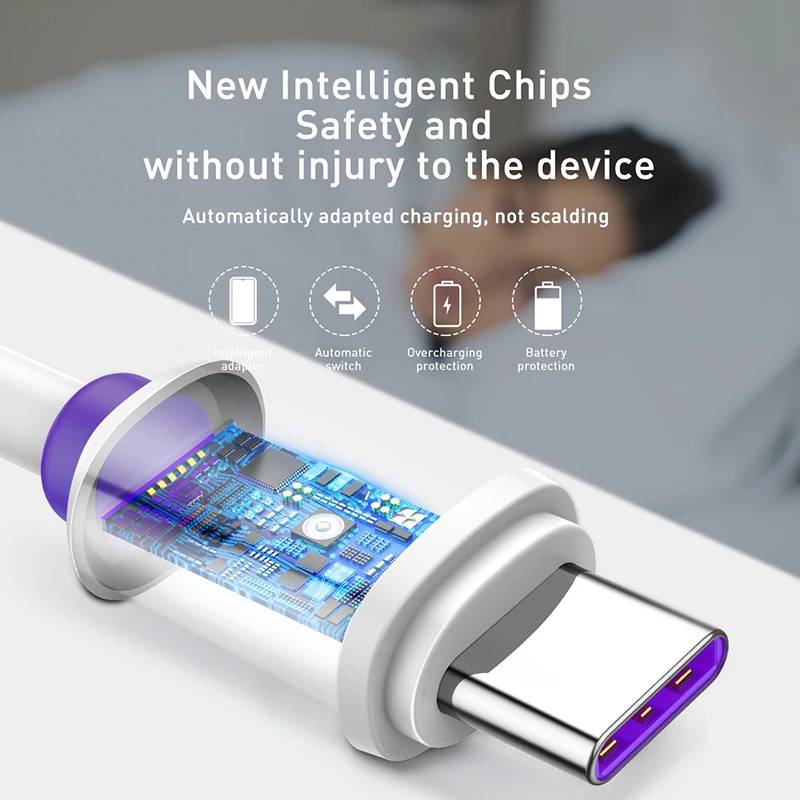 Baseus 5A usb-с кабель для быстрой зарядки USB-C Huawei P30 P40 Realme Poco X3 Xiaomi redmi 9 Samsung S10 зарядный с