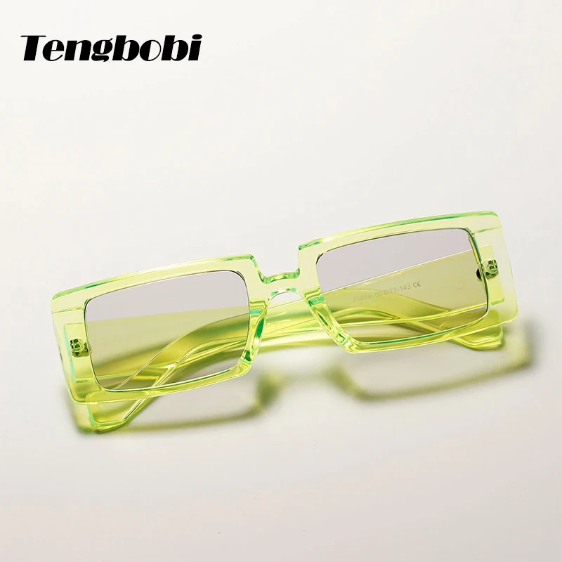 2020 модные роскошные брендовые маленькие прямоугольные женские солнцезащитные