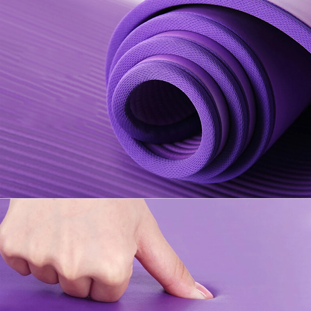 

NEW Yoga Mat with Position Line Non Slip Carpet Mat Beginner Environmental Fitness Gymnastics Durable Anti-slip Pilates Mats
