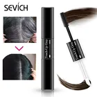 Палочка для окрашивания волос Sevich 2 в 1, мгновенное покрытие корней, серая ручка для окрашивания волос, модифицирующий крем, мягкие головки черных и коричневых кистей