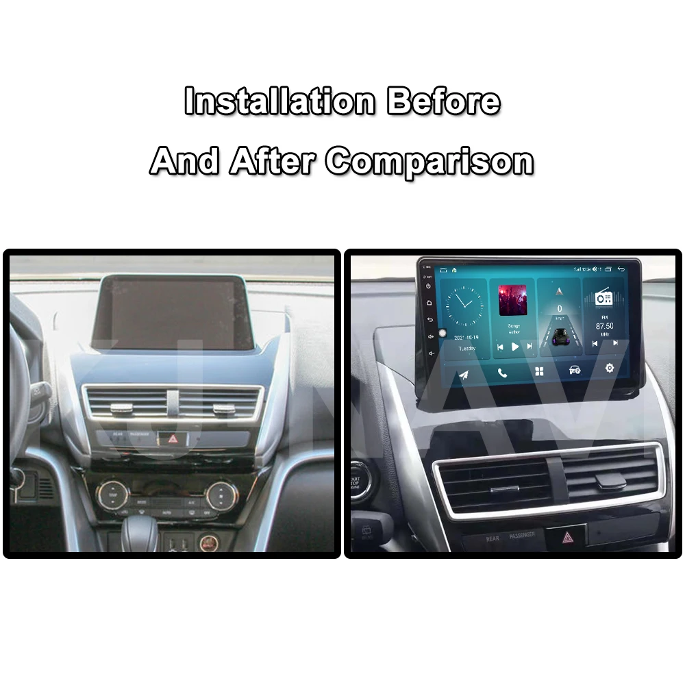 Автомобильный радиоприемник Wi-Fi 4G Android 11 для Mitsubishi ECL IPS E CROSS 2018 2019 мультимедийный