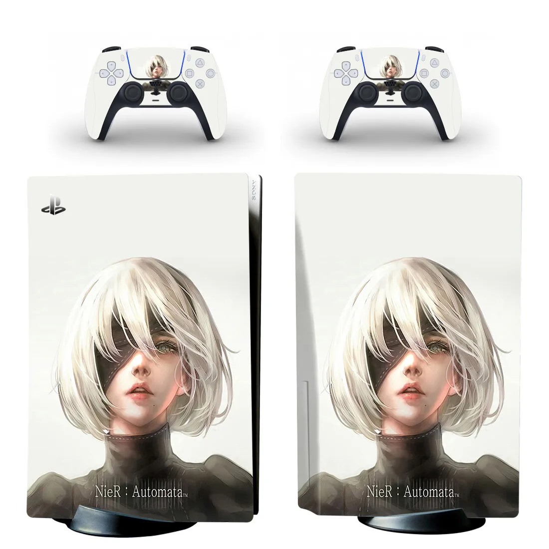 

Nier PS5 Standard Disc Edition Skin Sticker Decal Cover for PlayStation 5 Console & Controller PS5 Skin Sticker Vinyl