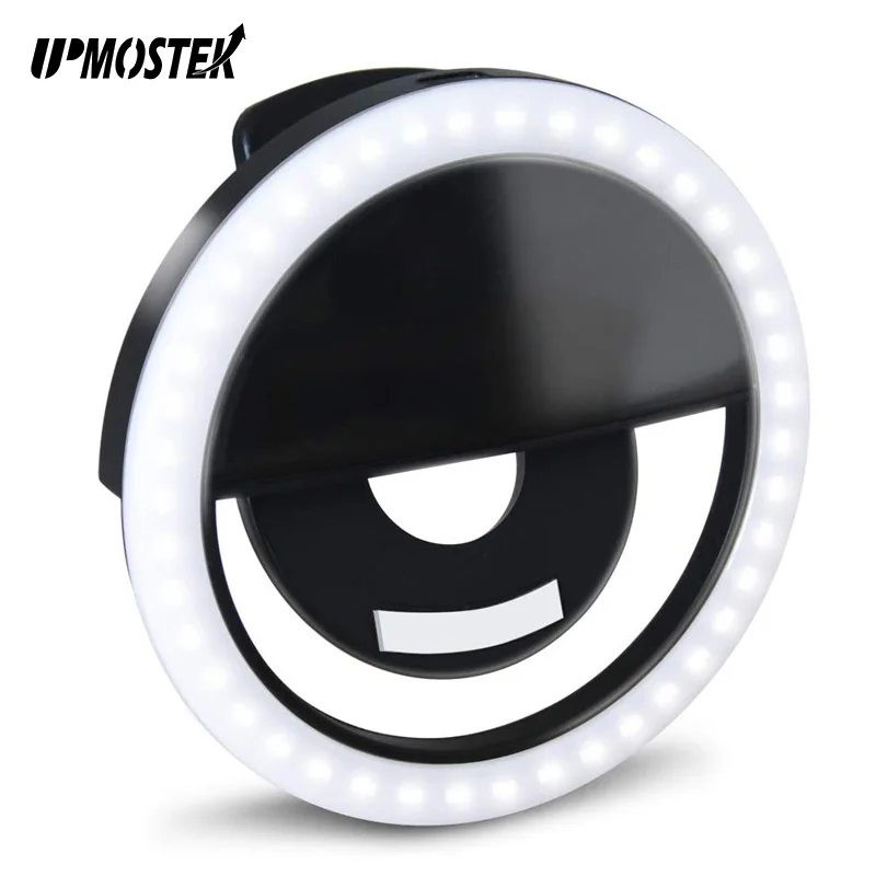 UPMOSTEK светодиодный селфи кольцо светильник повышения заполнить USB зарядка