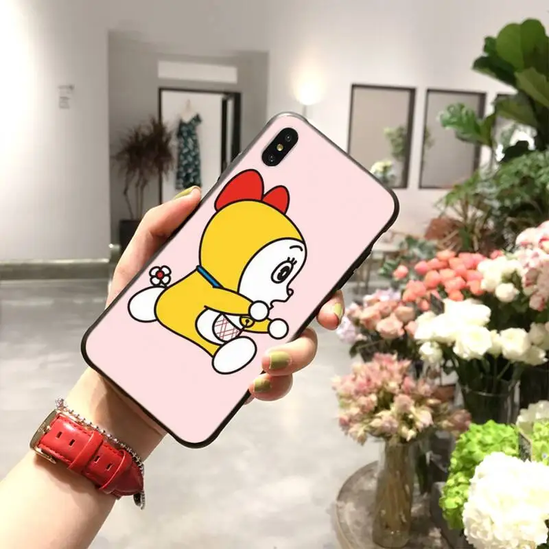 

NBDRUICAI Cute cartoon Dorami DIY Printing Phone Case cover Shell for iPhone 11 pro XS MAX 8 7 6 6S Plus X 5S SE XR case