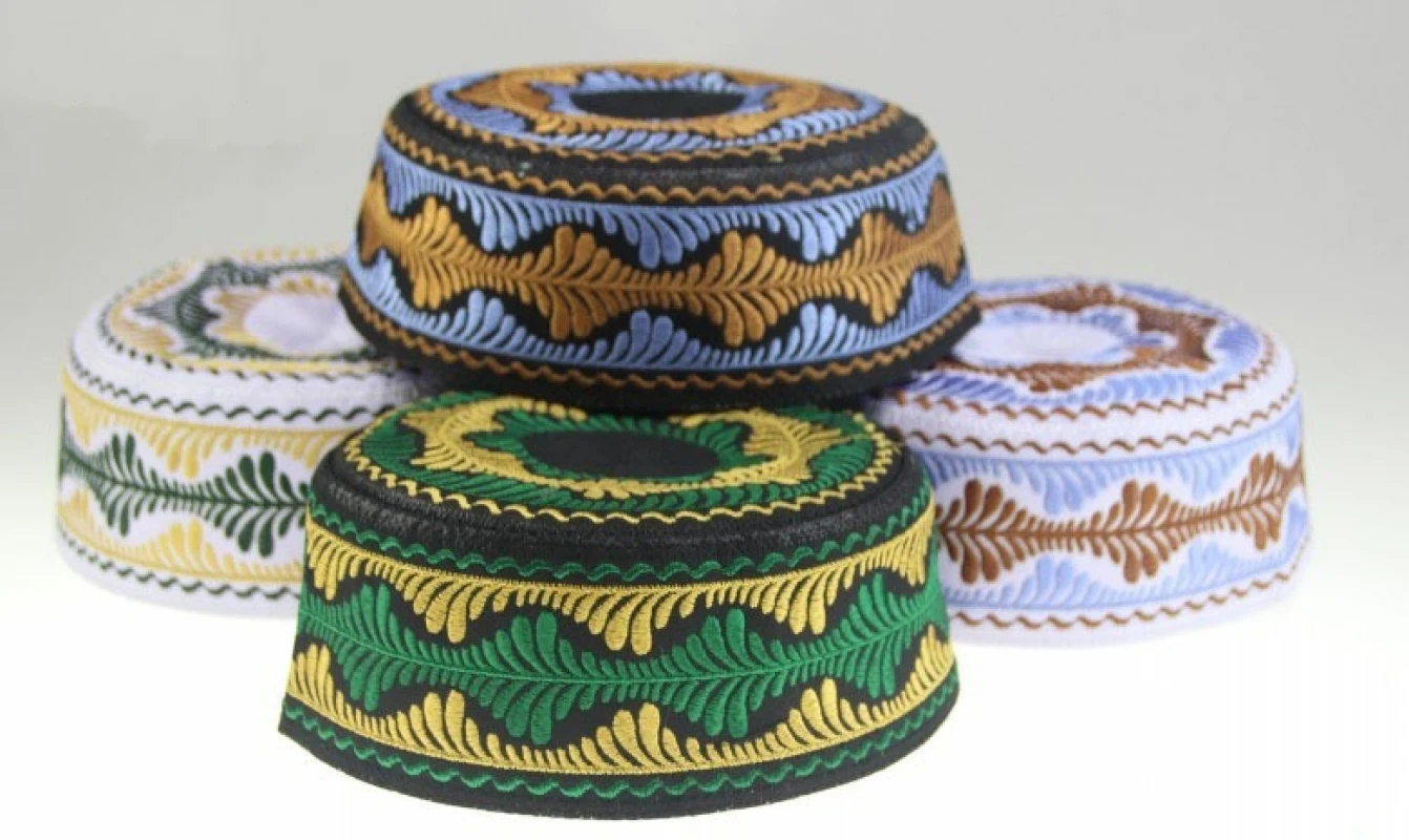 

Islamic embroidered children's hat Muslim children's prayer hat