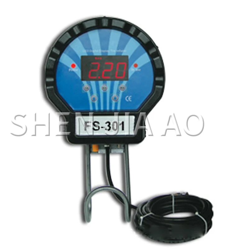 

FS-301 Wall-mounted car tire full automatic inflator Digital display air pump Air meter Electric car tire inflation