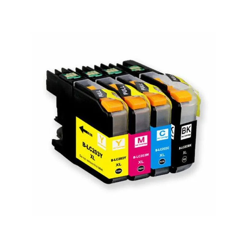 

4PK совместим с чернильными картриджами LC203XL MFC J480dw J460dw J485dw J680dw