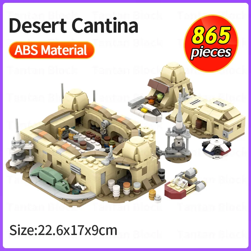 

Space Wars Tatooine Architecture Mos Eisley Desert Village Cantina Building Blocks Bricks DIY Funny Toys Creative Kids Xmas Gift