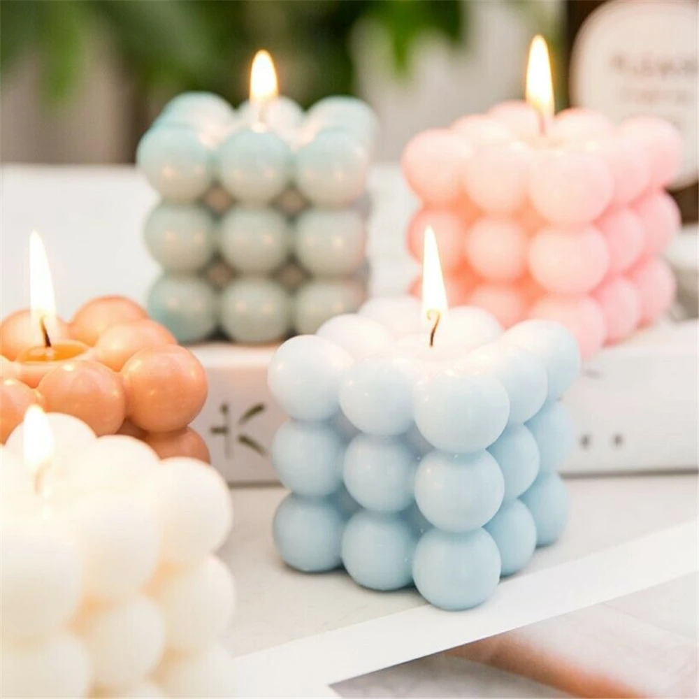 3D силиконовые формы DIY пресс для свечей соевый воск ароматические свечи мыла мыло