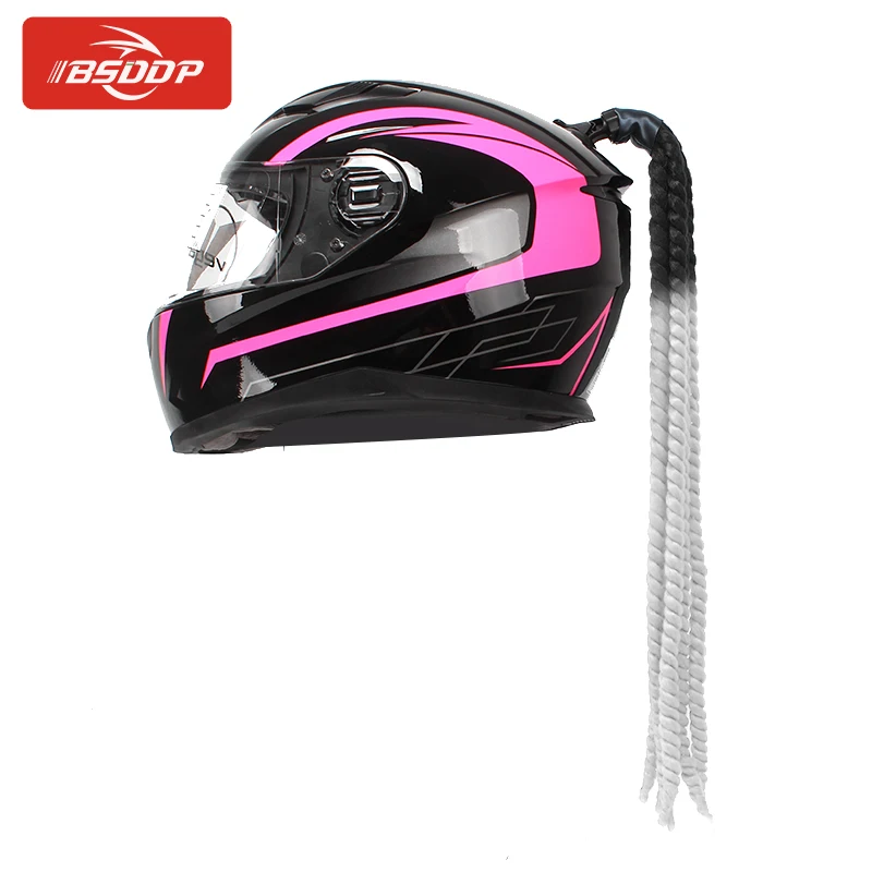 Шлем для мотокросса 70 см украшение волос в стиле панк девочек