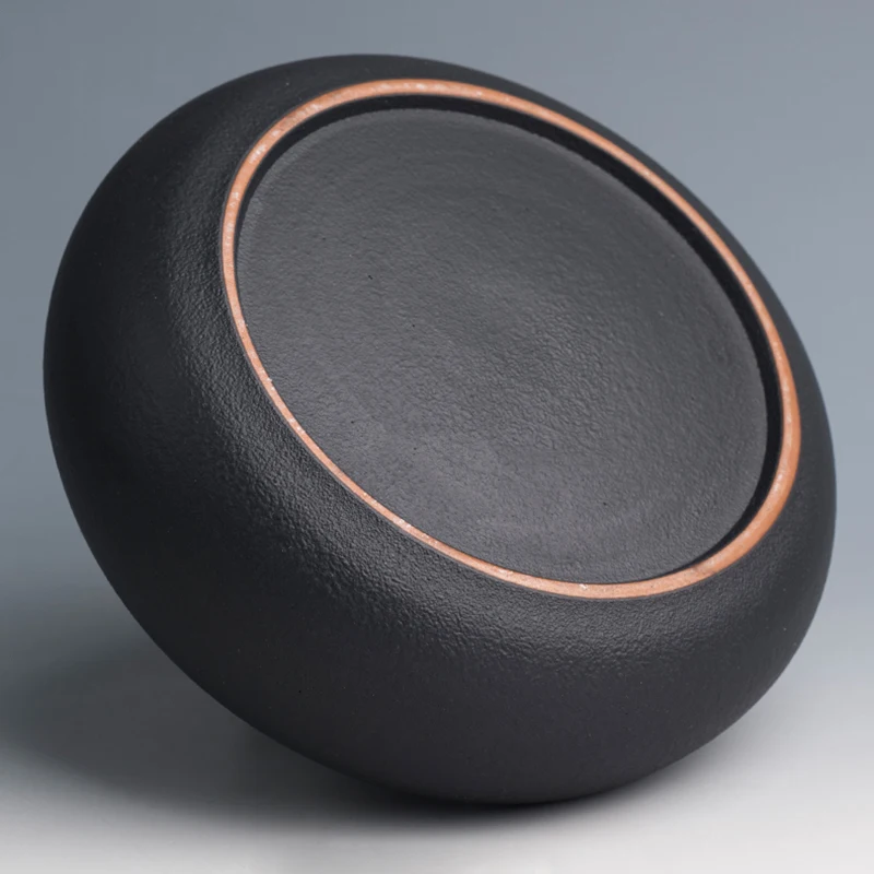 

Пепельница Черная Керамическая ветрозащитная большая с крышкой, пепельница в европейском стиле для гостиной, дома и офиса