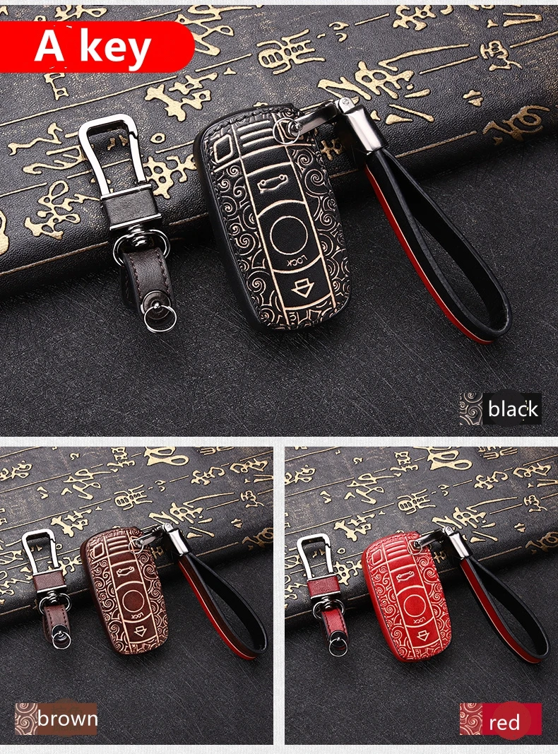 Автомобиль натуральная кожа ключ Чехол кошелек сотовый телефон карман для BMW F30 E90