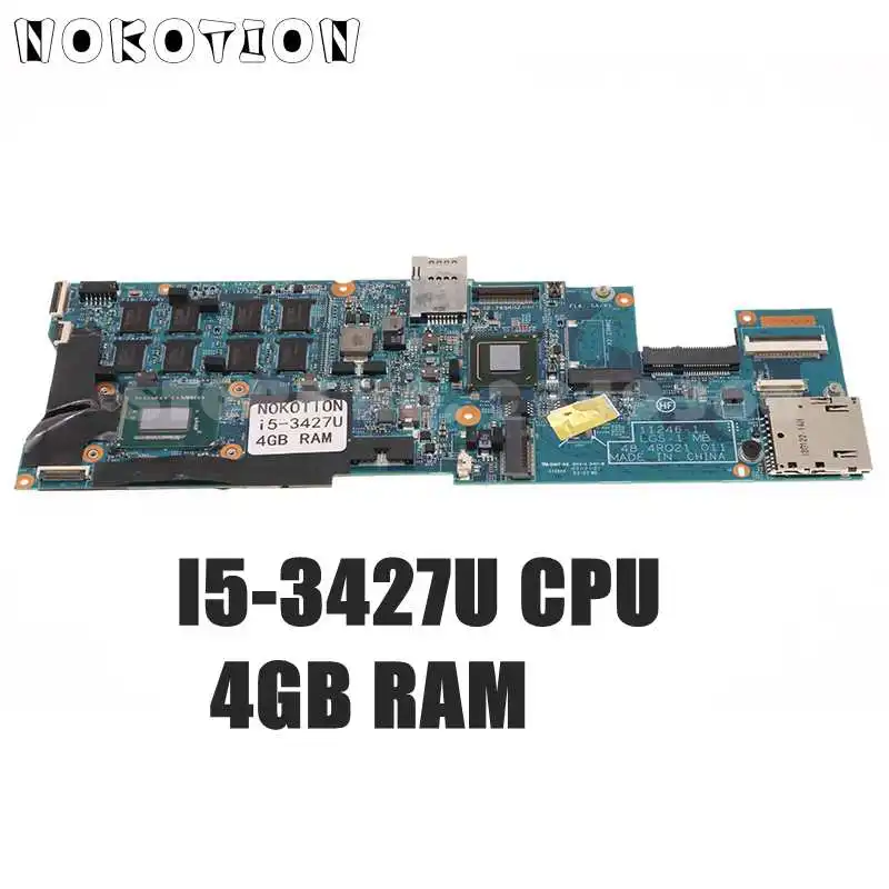 

NOKOTION Laptop Motherboard For LENOVO ThinkPad X1 Carbon X1C I5-3427U CPU 4G RAM 11246-1 48.4RQ16.011 04W3893 04Y1972