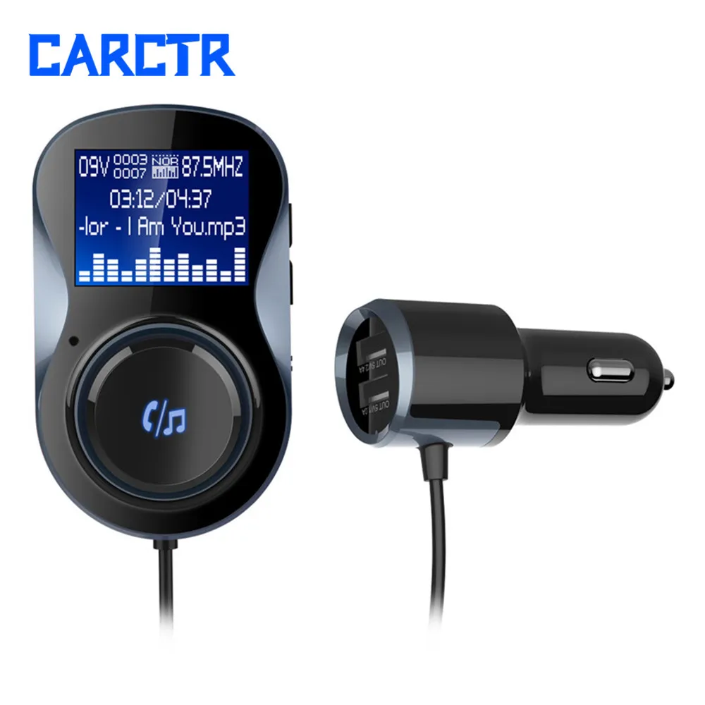Новинка Автомобильный MP3-плеер Bluetooth автомобильное зарядное устройство