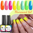 Флуоресцентные гель-лаки UR SUGAR 7,5 мл гибридные полуперманентные стандартные маникюрные УФ светодиодный светодиоды требуют базового и топового геля для ногтевого дизайна