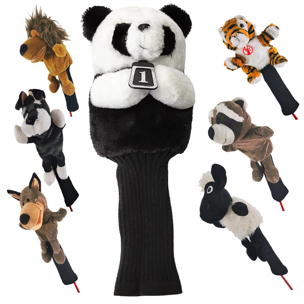 

All Kinds Of Animals Golf Head Covers Fit Up To Driver Fairway Woods Men Women Golf Club Cover Mascot Novelty Cute Gift