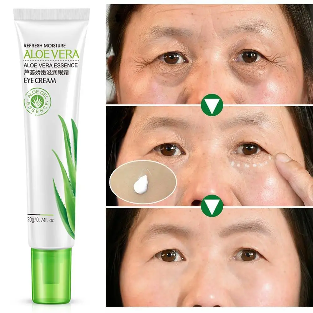 

20g Aloe Soothing Moisturizing Moisturizing Eye Cream To Remove Dark Circles Under The Eyes And Puffiness Eye Care