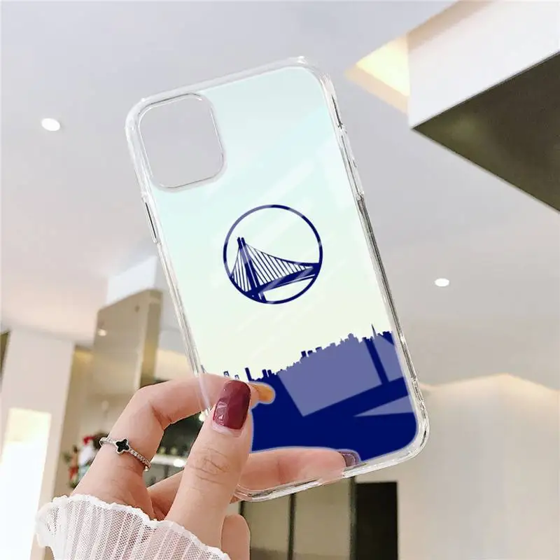 

Warriors Soft Phone Case Transparent Case For Iphone 6 6s 7 8 Plus XR X XS 11 12 Pro Max