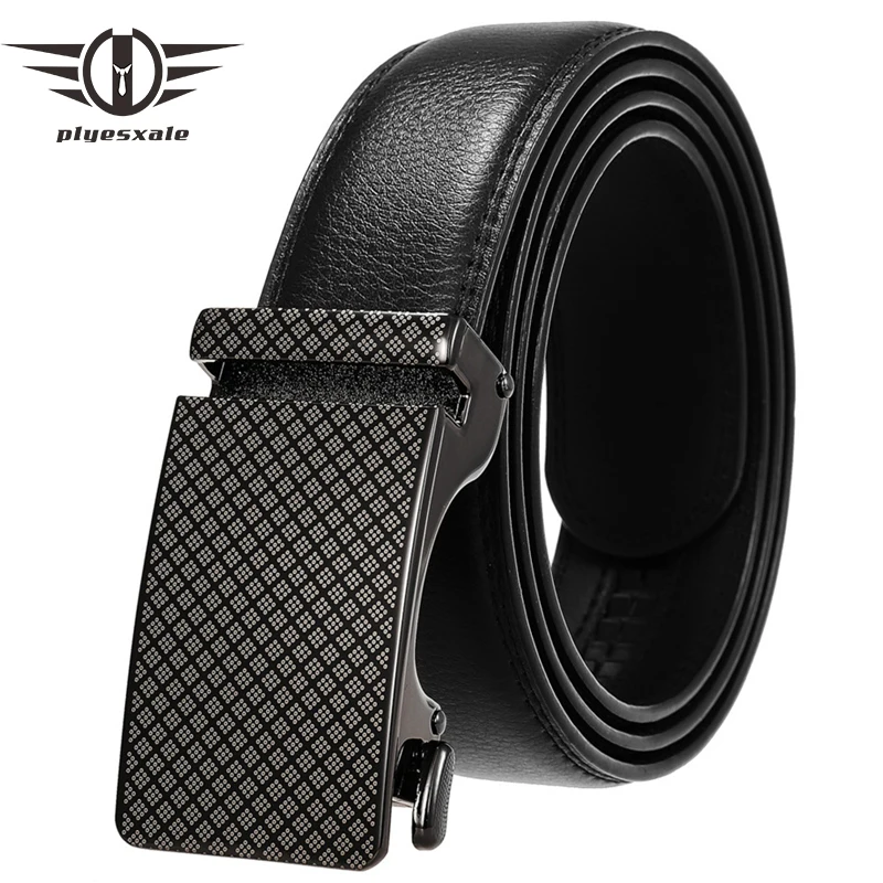 

Fashion Genuine Leather Belts For Men Designer Luxury Male Business Trouser Belt Strap Automatic Buckle Black Belts Men G913