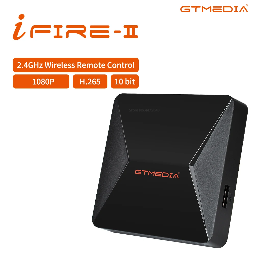 

Смарт ТВ-бокс GTMEDIA Ifire 2 Full HD,H.265 HEVC 10 бит/ЦП 70 МГц двойной/BT пульт дистанционного управления/Интернет телеприставка PK GTMEDIA ifire