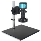 Электронный цифровой видеомикроскоп 48 МП, 4K, 2K, 1080P, HDMI, USB, камера с 10-130X зумом, объектив с креплением типа C, 56 светодиосветодиодный, инструменты для ремонта