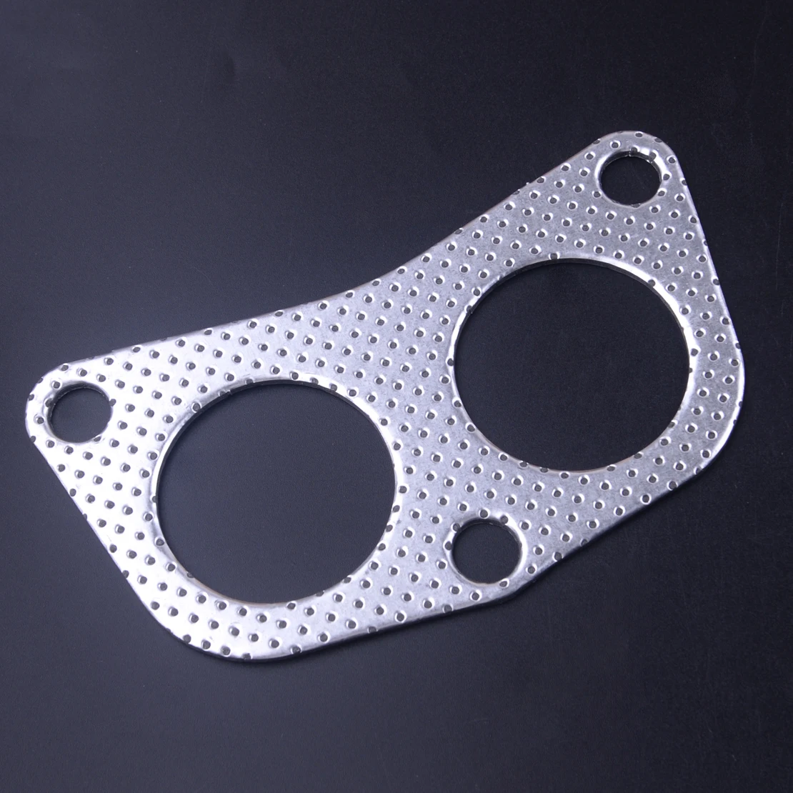 beler Silver Car Catback Exhaust Header Downpipe Collector Flange Gasket 3 Bolt Fit for Honda D15-B18 101117 | Автомобили и