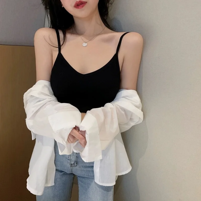 

Summer Solid Color New Beauty Back Large U-Wrap-Around Tube Top Base Underwear Versitile Fashion Simple Women