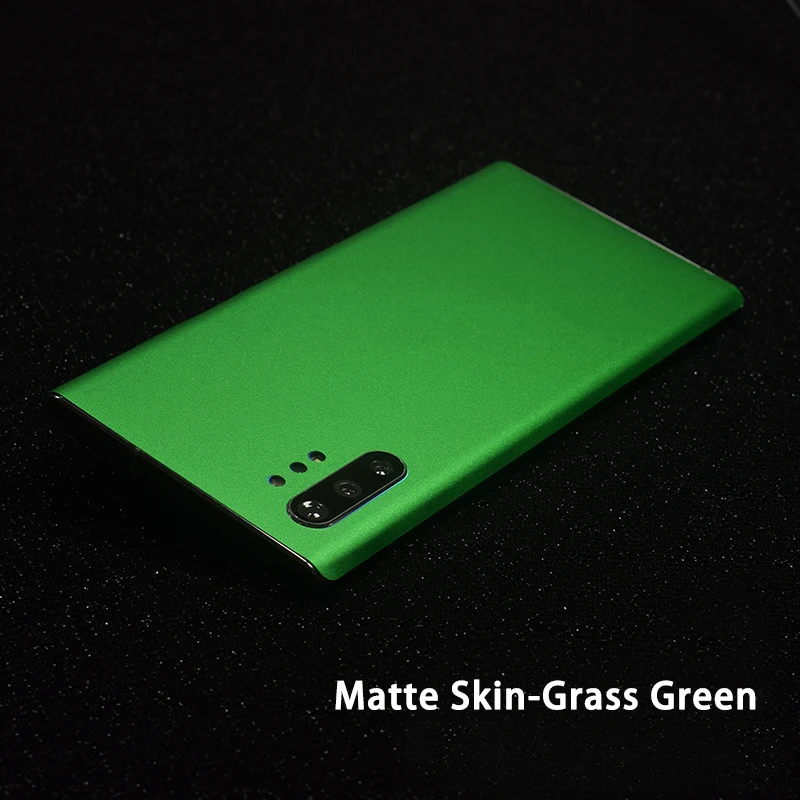 3D углеродное волокно/кожа/дерево скины Телефон задняя наклейка для SAMSUNG Galaxy Note 10 Plus Note 10 A60 A80 Прозрачный матовый стикер