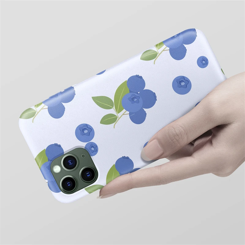 

Cute Cartoon Fruit Avocado Strawberry Grapes Soft Silicone Phone case For Iphone X XR XS 11 Pro Max12 6S 7 8 Plus Holder Cover