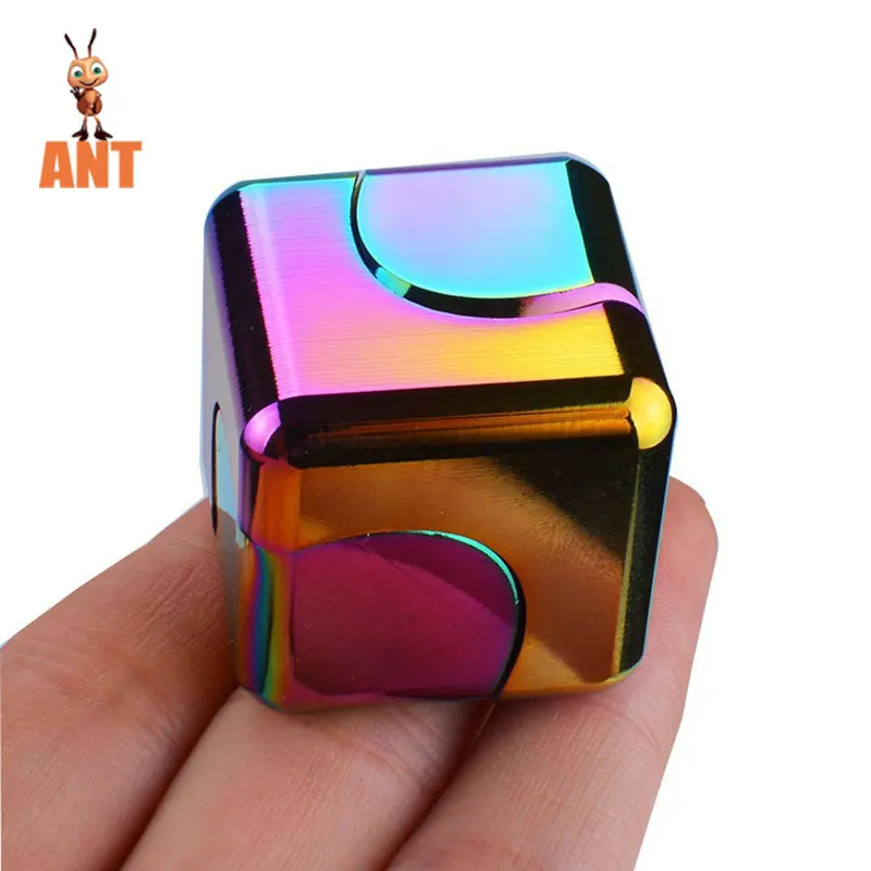 

EDC Hand For Autism ADHD Anxiety Relief Focus Colorful Spinning Fidget Spinner Stress Relief Metal Toy Decompression Gift