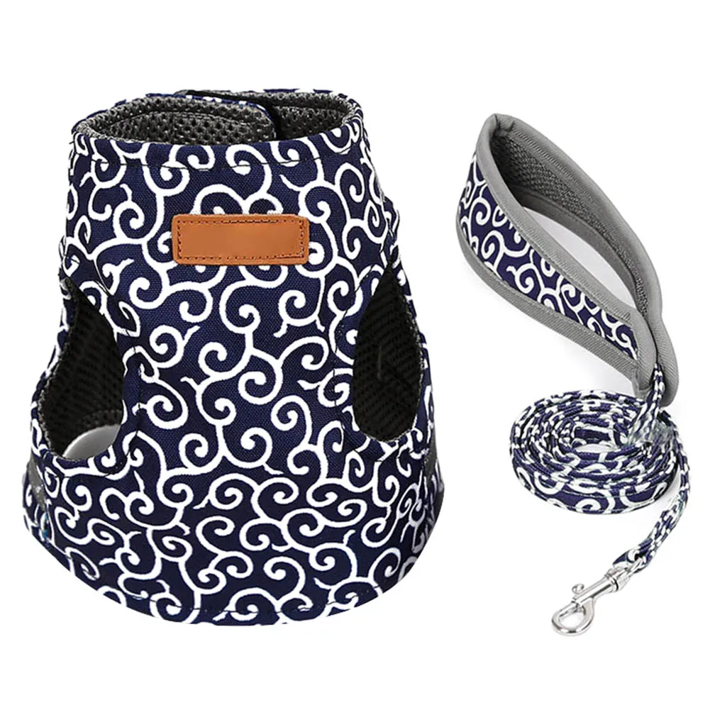 

Spot Cat Vest Harness and Walking Leash Chest Strap Cat Clothes Set Pet Supplies QP2