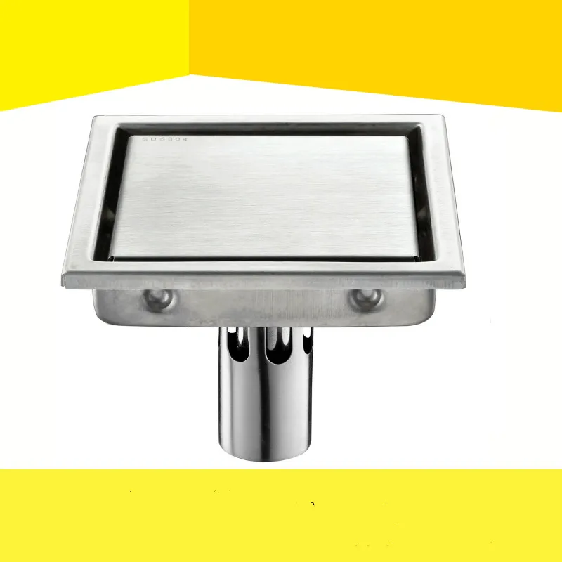 Бесплатная доставка слив для плитки квадратный Слив пола решетки ванной комнаты