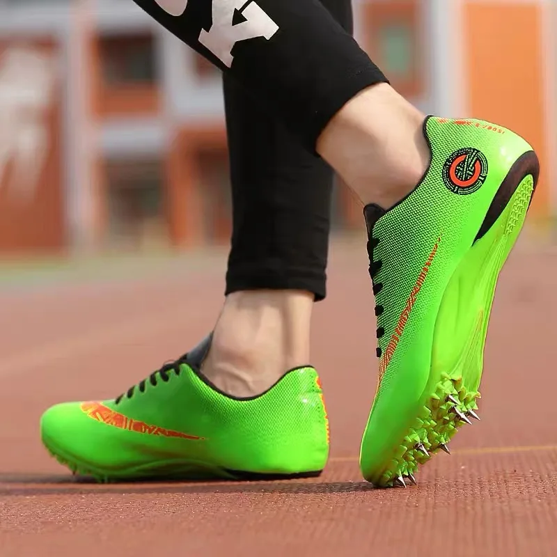 Men Track And Field Shoes Athletics Running Shoes Youth Competition Sneakers Unisex Professional Race Trainning Shoes 35-45