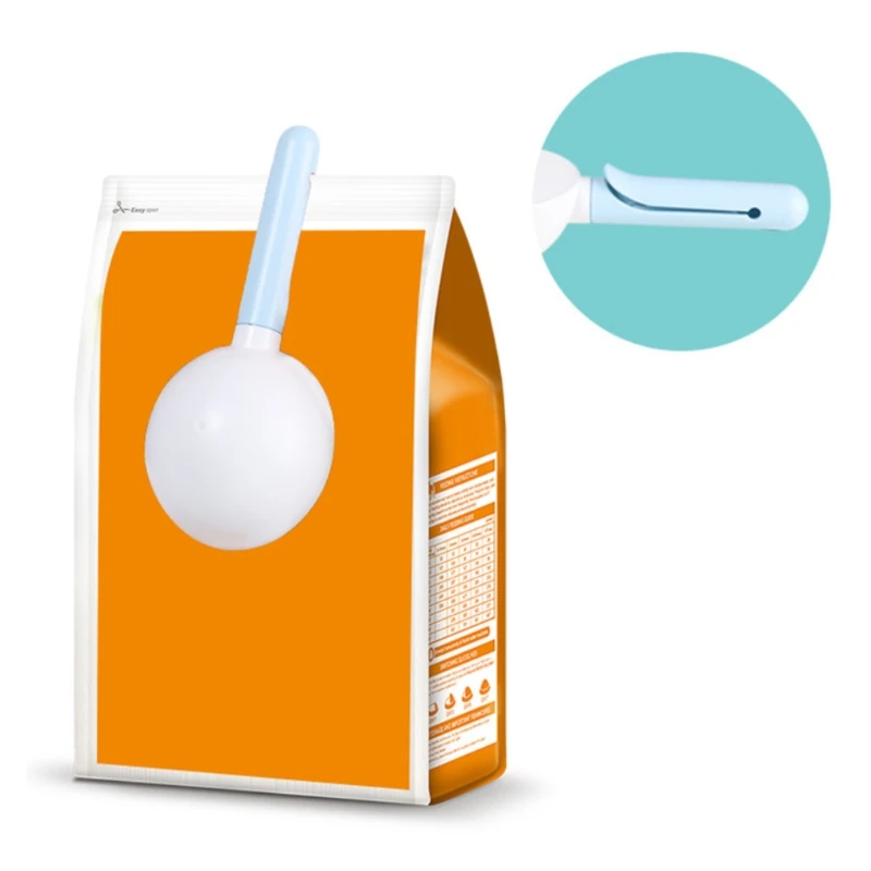 

Cat Dog Food Shovel Mutli-function Feeding Scoop Spoon with Sealing Bag Clip Creative Measuring Cup Pet Supply