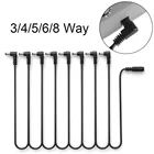 Педаль для гитарных эффектов, кабель Маргаритка с цепочкой, 34568 проводов, кабель питания, разветвитель, кабель для 9 В постоянного тока, переходник, аксессуары для гитары