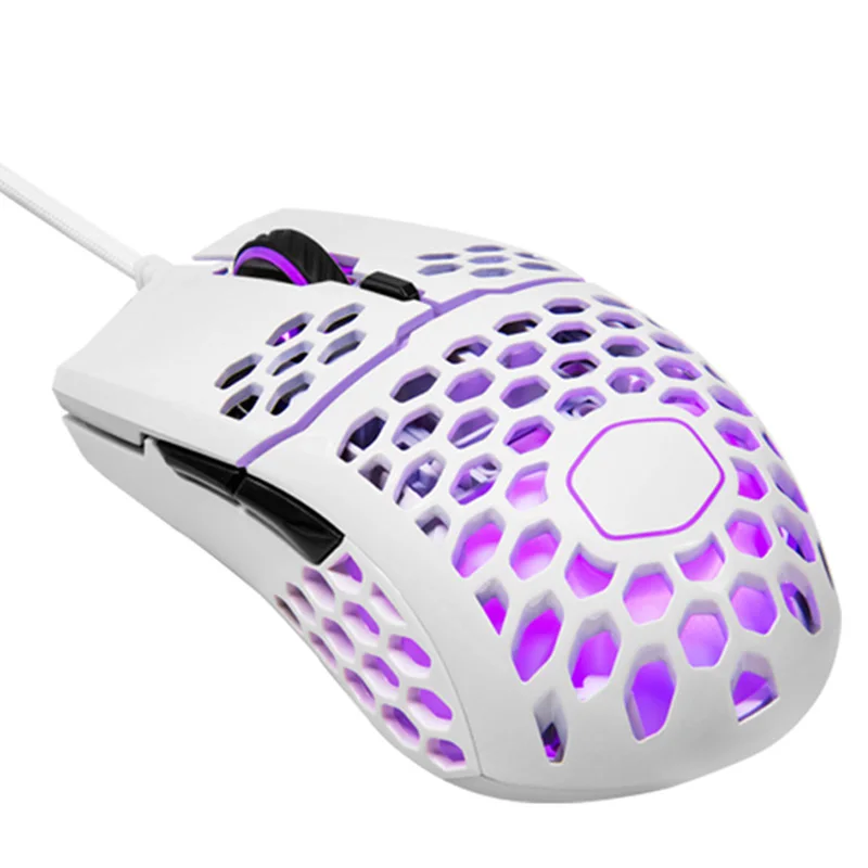 Игровая мышь Cooler Master MM711 60G с легким сотовым корпусом кабелем Ultraweave и RGB акцентами