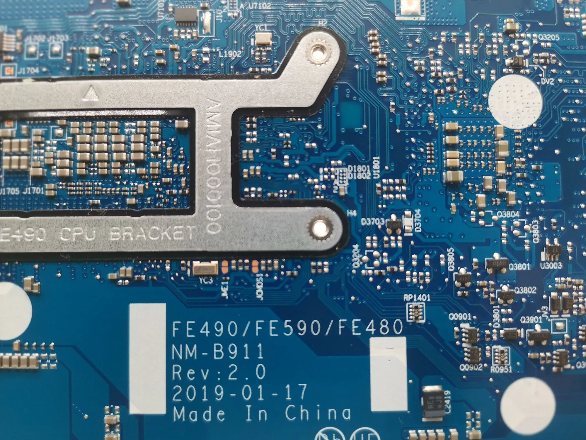 

KEFU For Lenovo Thinkpad E490 E590 Notebook Motherboard NM-B911 CPU i5-8265U DDR4 Tested 100% Working FRU 5B20V80725 5B20V80723