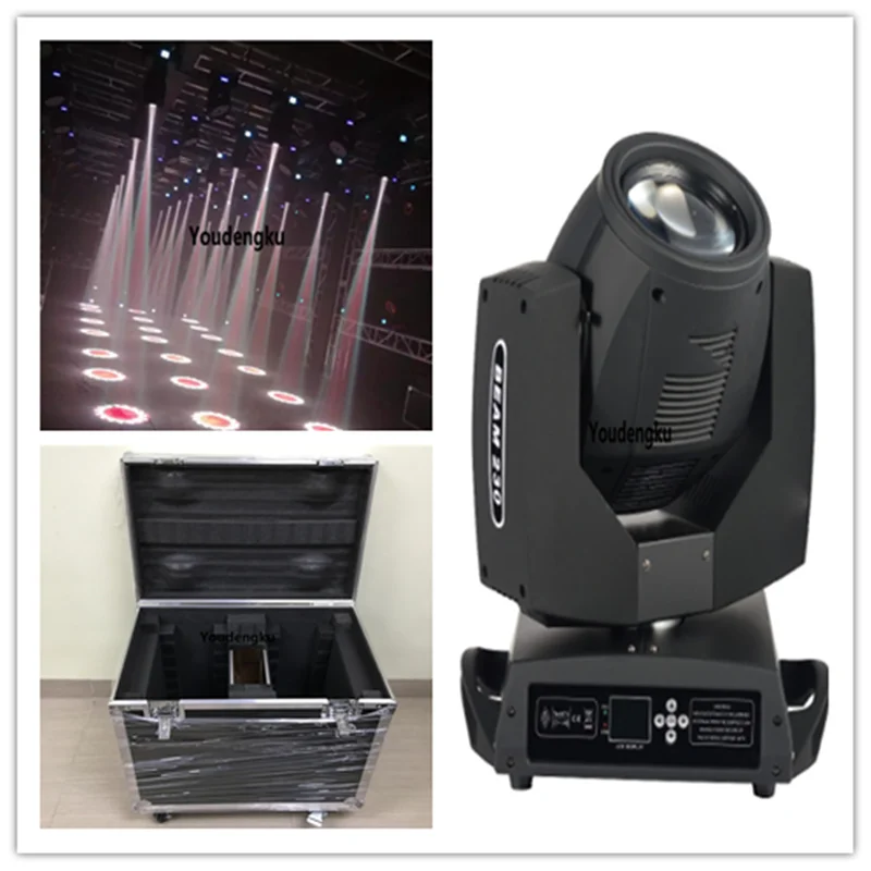 

r7 230w beam moving head light Double prism 2x sharpy lyre beam 7R moving head with flight case