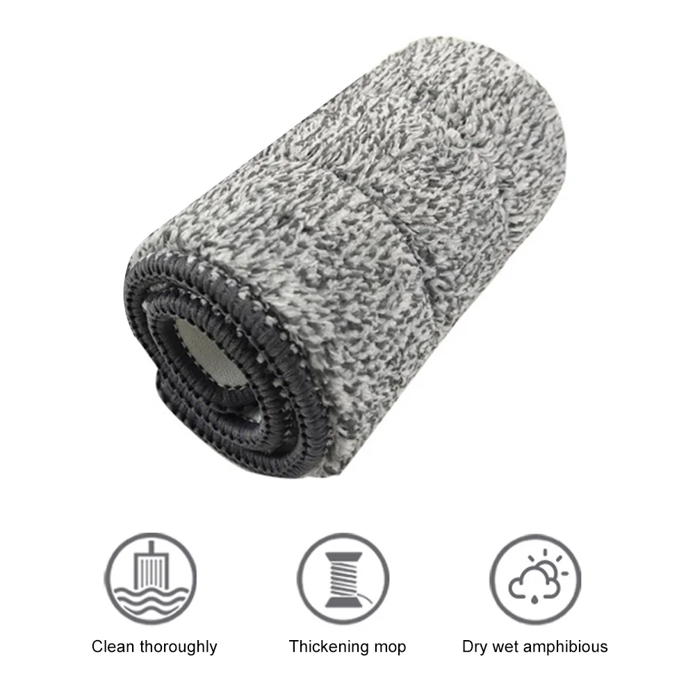 

1PC Microfiber Mop Cloth Replace Mop Head Floor Cleaning Cloth Washing Home Rags for Flat Squeeze Mop Replacement Pad Home Tools